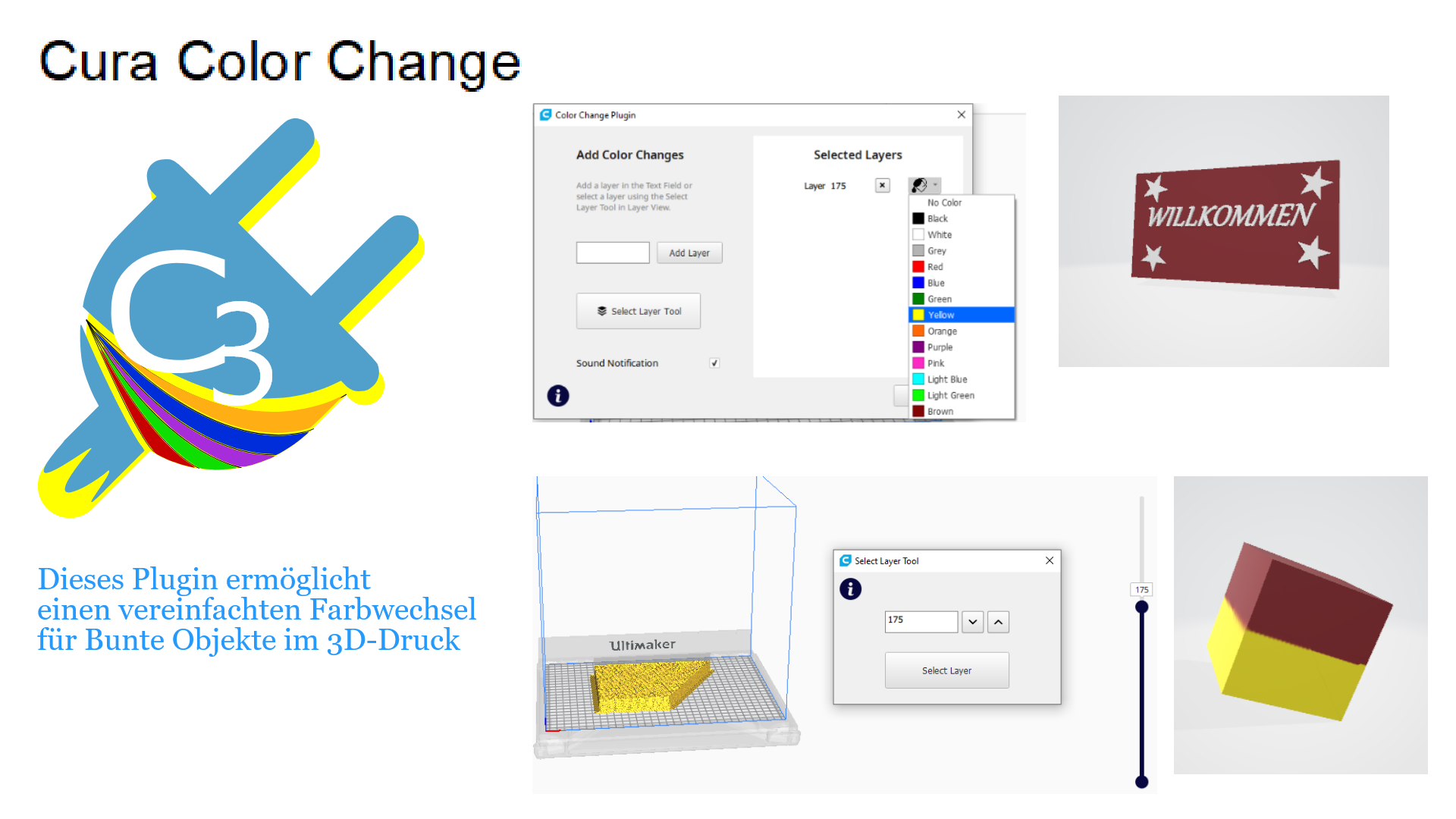 cura color change